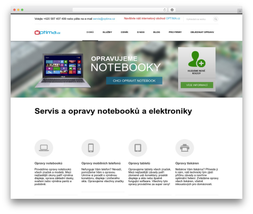 Goodwork theme WordPress - servis.optima.cz