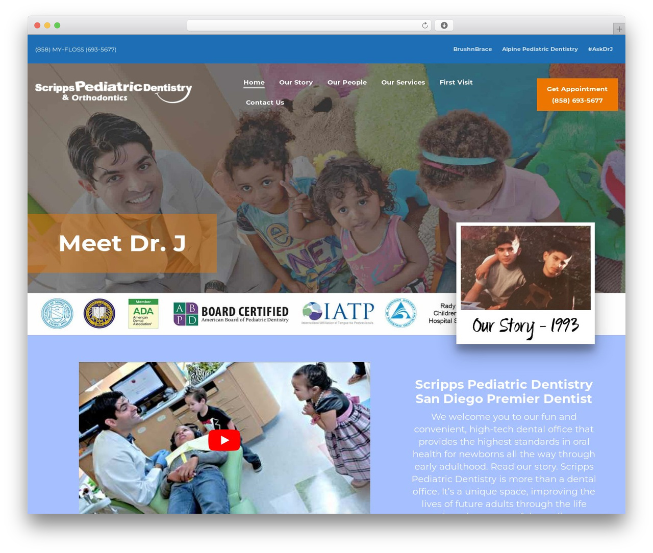 Kallyas WordPress theme - scrippspediatricdentistry.com