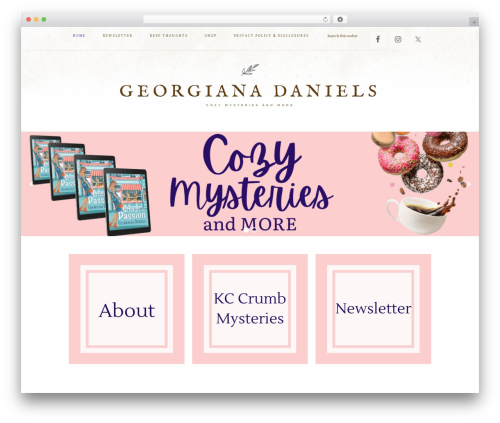 Market Theme theme WordPress - georgianadaniels.com