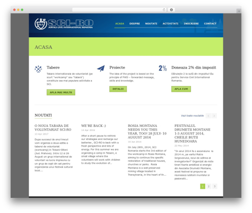 Maxima WordPress theme - sci.ro