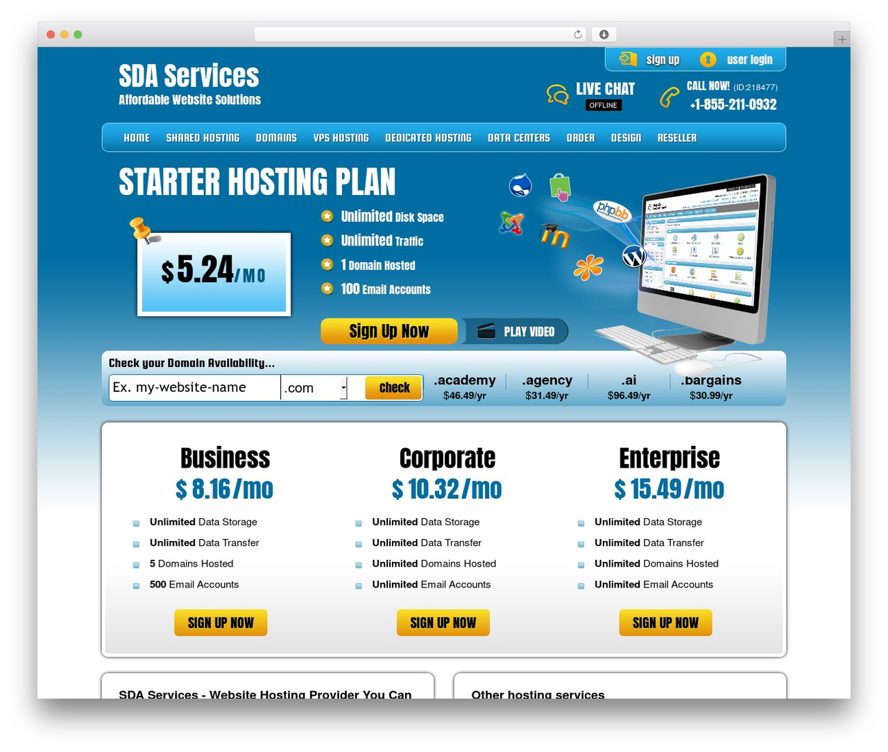 PHP Hosting WordPress theme - sdaservices.com PHP Hosting WordPress theme - sdaservices.com