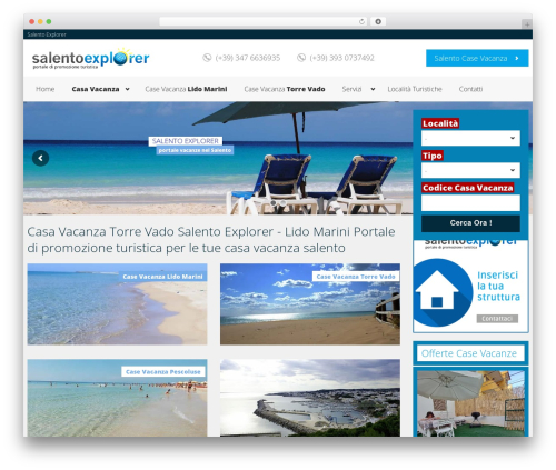 Realia WordPress theme - salentoexplorer.com