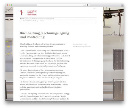 required+ Foundation WordPress website theme - schreiberfinanz.ch