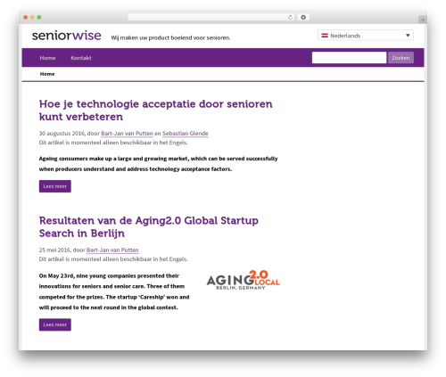 Mailchimp for wp pro WordPress plugin - seniorwise.eu/nl