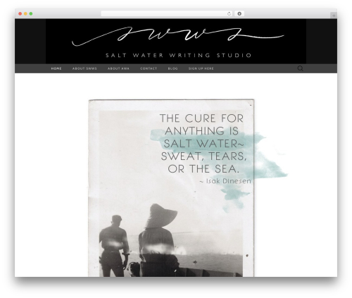 Suits theme WordPress - saltwaterwriters.com