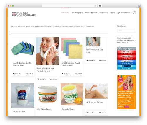 Theme WordPress Avada - shop.eminetekin.com