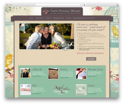 Theme WordPress Enfold - seattleweddingofficiants.com