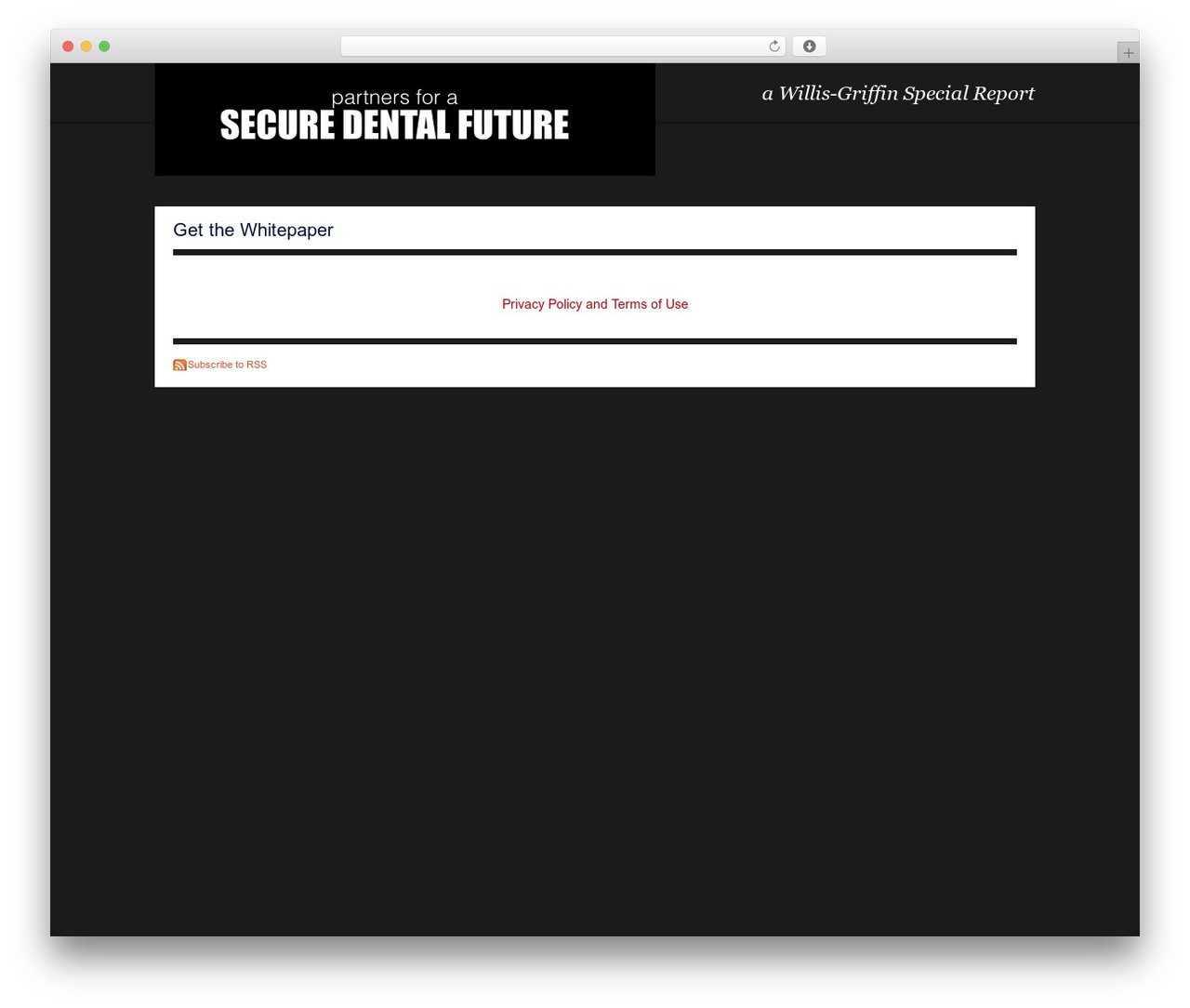 Theme WordPress Squeeze Theme - securedentalfuture.com