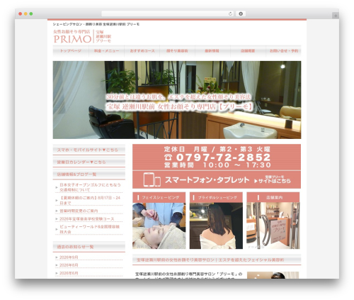 theme141pri top WordPress theme - salon-primo.com