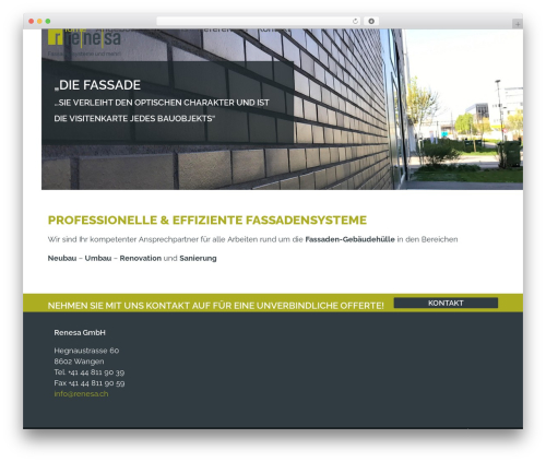 Total theme WordPress - renesa.ch