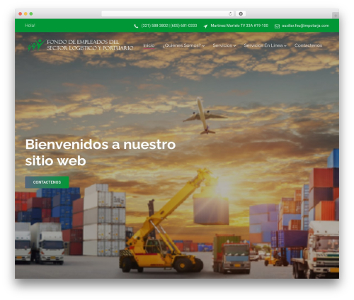 Tryo WordPress theme - unidosfe.com