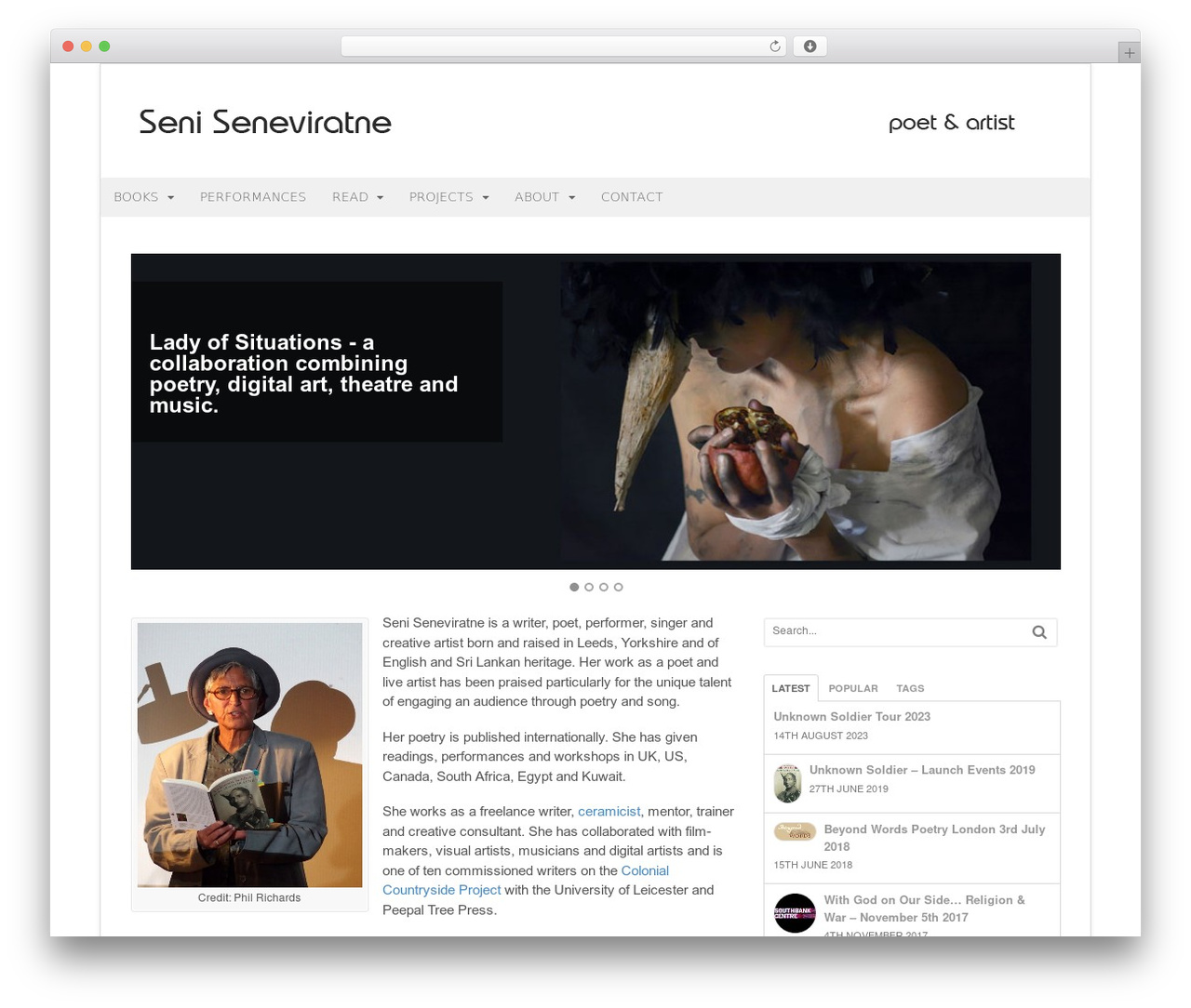 WordPress theme Canvas - seniseneviratne.com