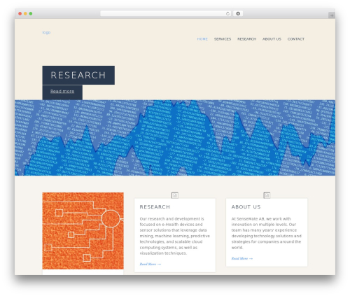 WordPress theme MAMMOTH-WP - sensemate.com