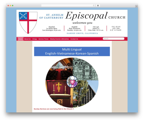 WordPress theme Suffusion - saintanselmgg.org