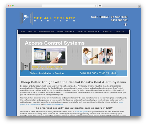 WordPress theme Alyeska - seeallsecuritysystems.com.au