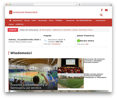 Features of local websites WordPress plugin - sloneczne-swinoujscie.pl