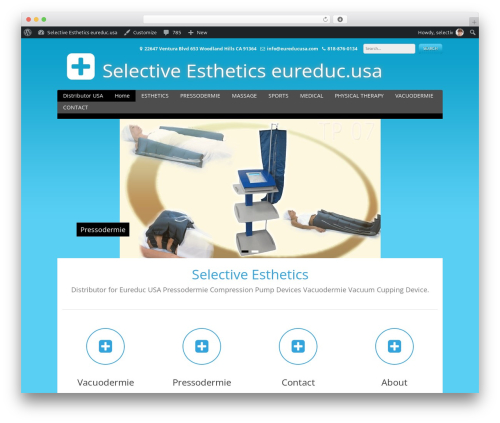WordPress theme Health - eureducusa.com