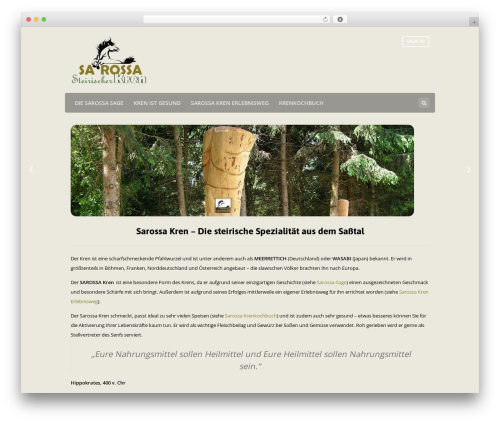 WordPress theme Makery - sarossa.at