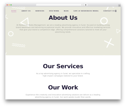 WordPress theme Mintus - resourcesmedia.co.in