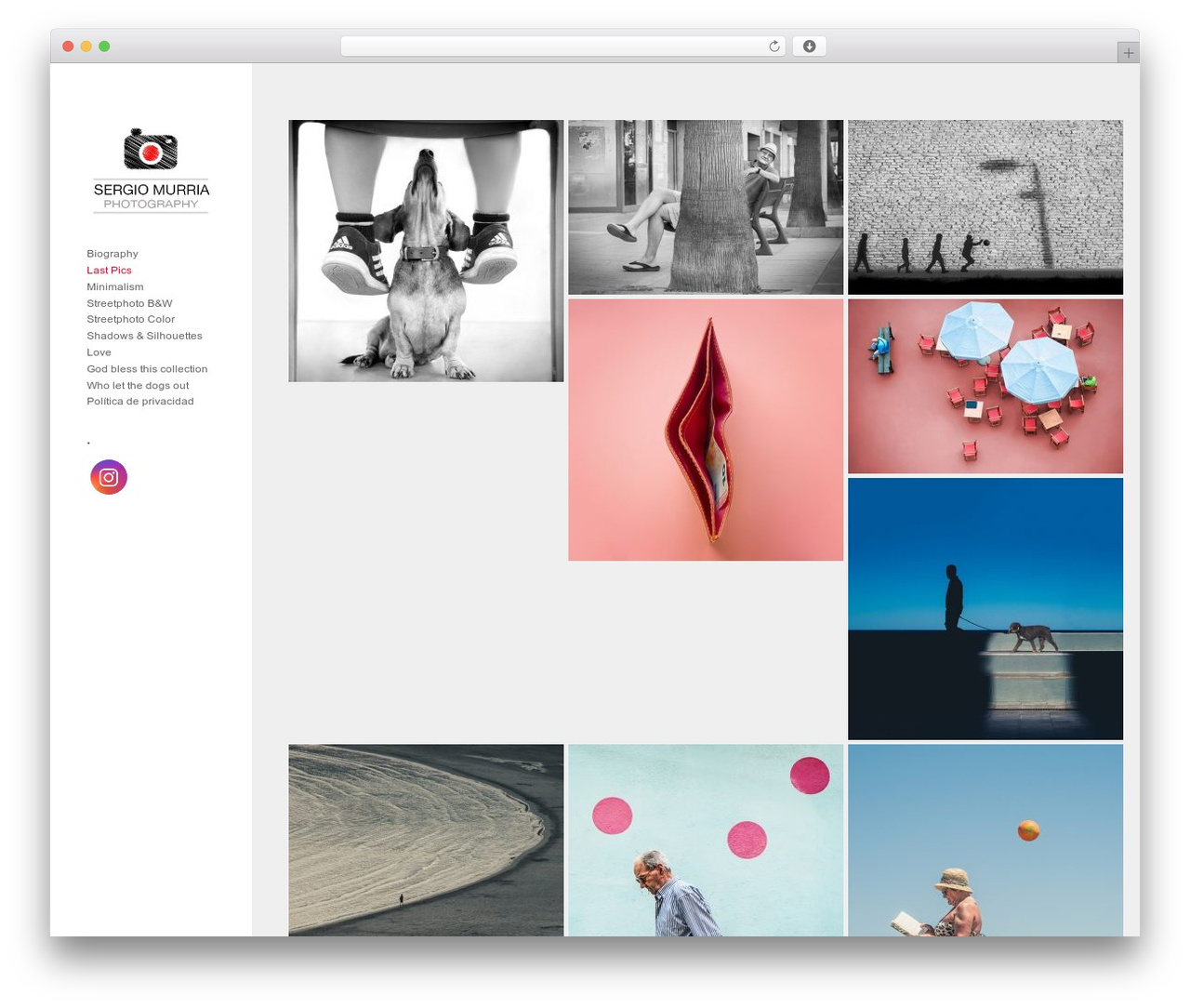 WordPress theme PhotoPro - sergiomurria.com