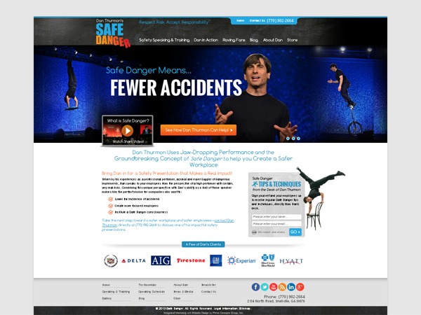 WordPress theme Safe Danger by Prime Concepts Group, Inc.