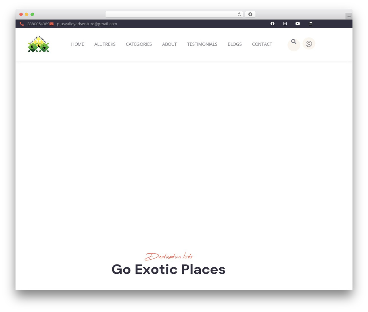 WordPress theme Tevily - plusvalleyadventure.com