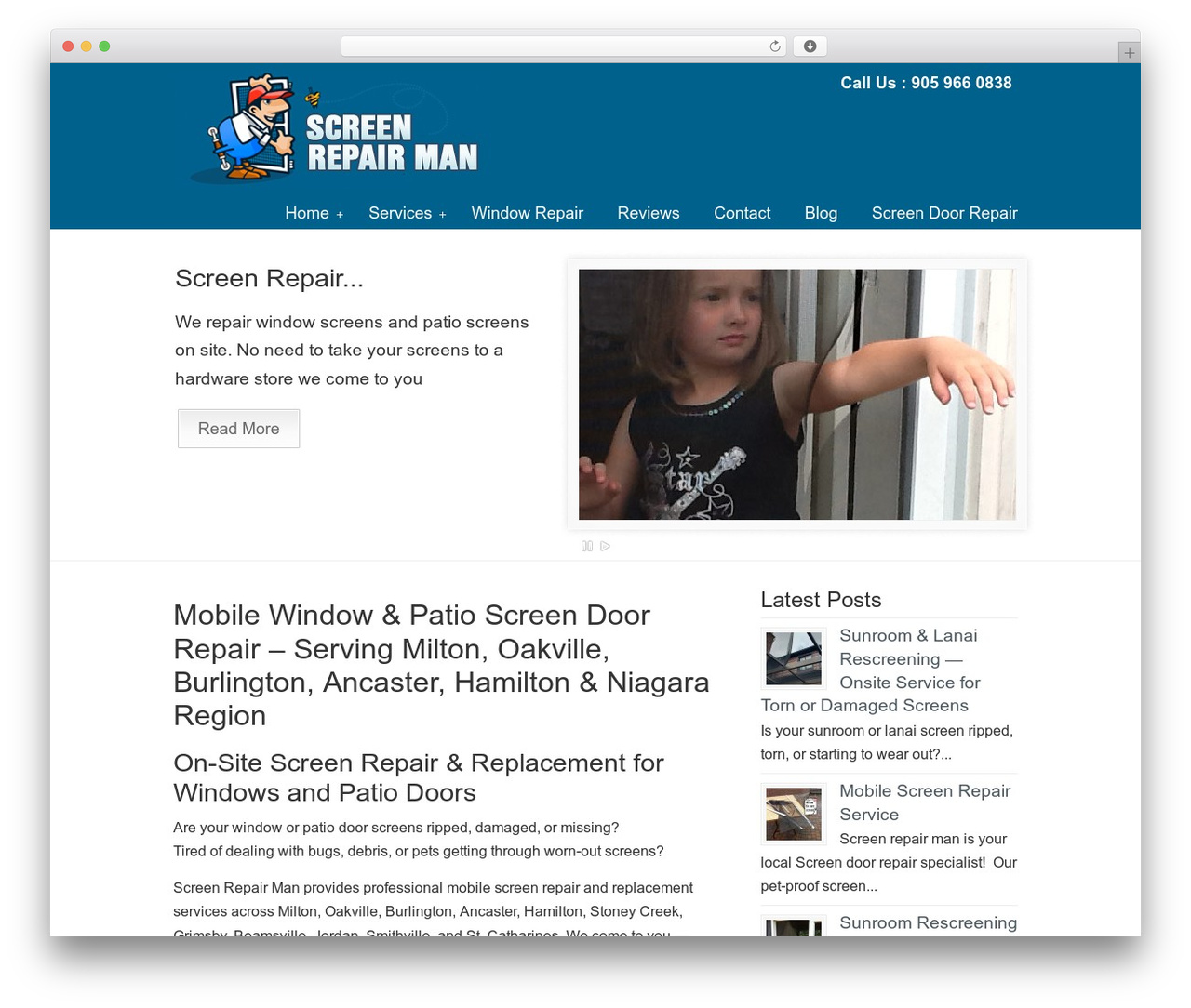 WordPress theme U-Design - screenrepairman.com