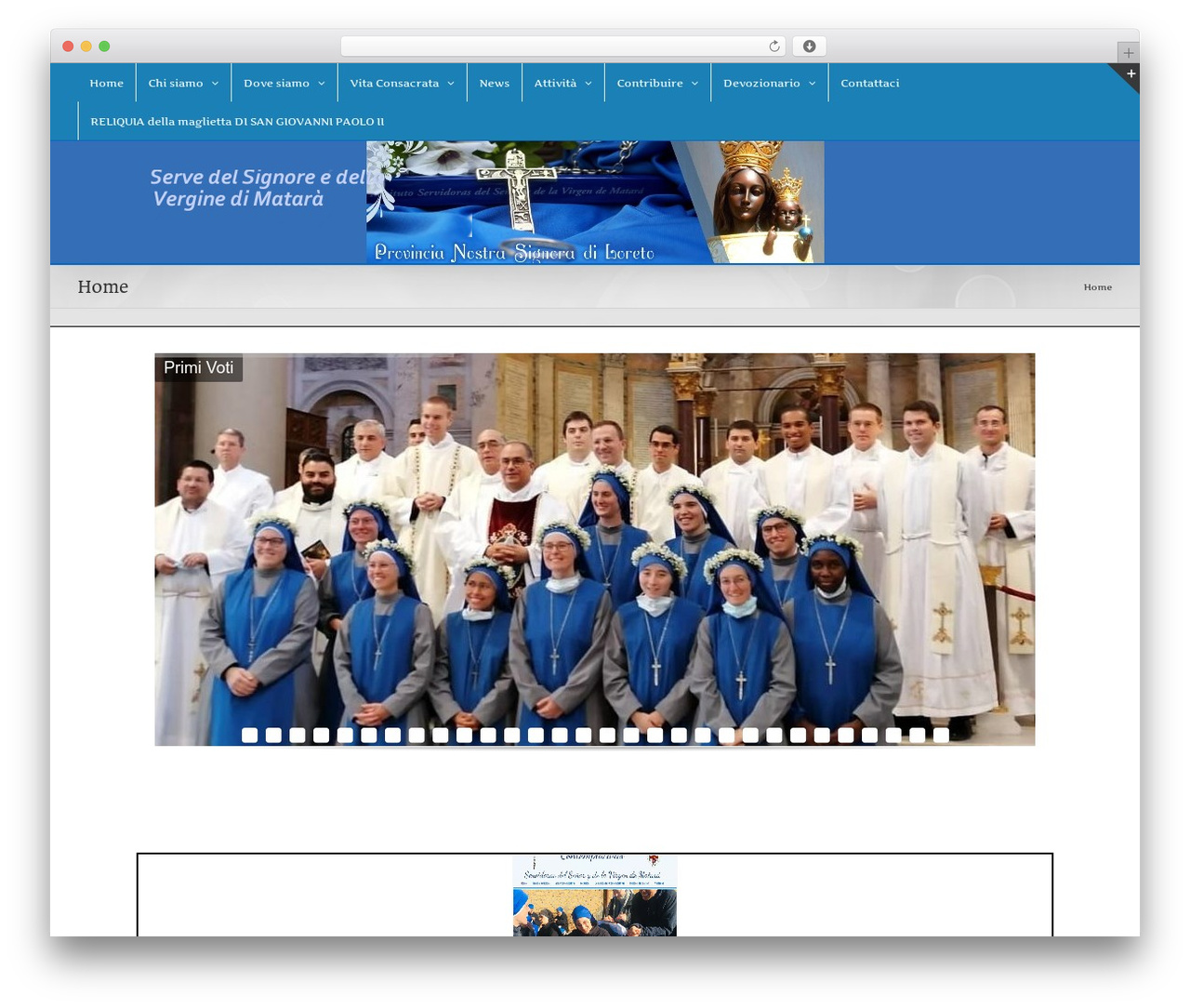 WordPress website theme Avada - servedelsignore.org
