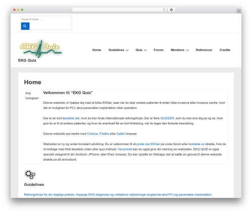 Mingle forum WordPress plugin - ekgquiz.dk