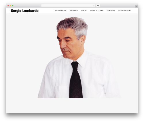 Bridge WordPress website theme - sergiolombardo.it