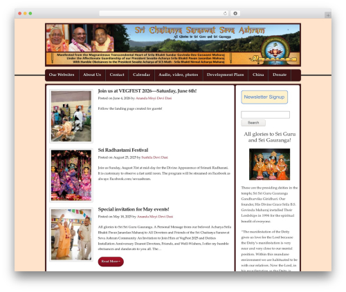Builder WordPress news theme - sevaashram.com