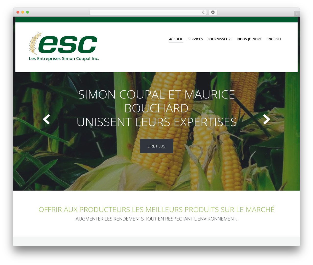 cherry WordPress theme - semences-esc.com