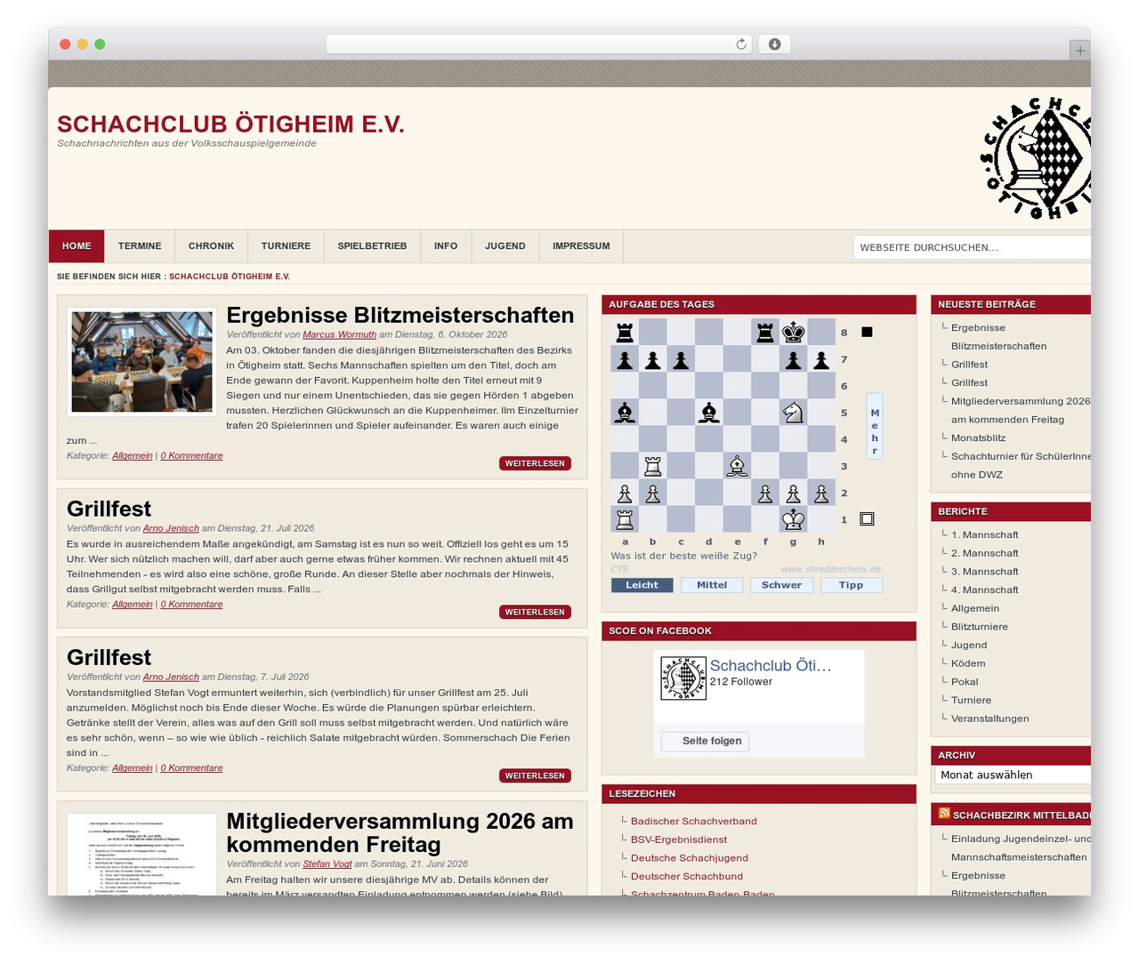 Convine WordPress theme - schachclub-oetigheim.de Convine WordPress theme - schachclub-oetigheim.de