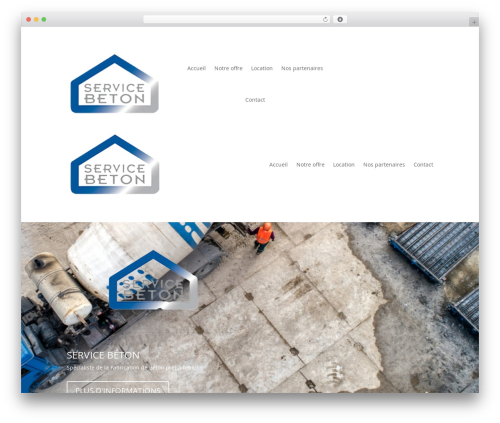 Divi mobile WordPress plugin - service-beton.fr