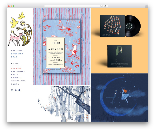 HyperX personal WordPress theme - raquelaparicio.com