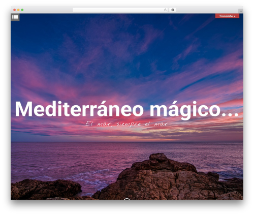 HyperX WordPress blog theme - sergeydrobkov.photo