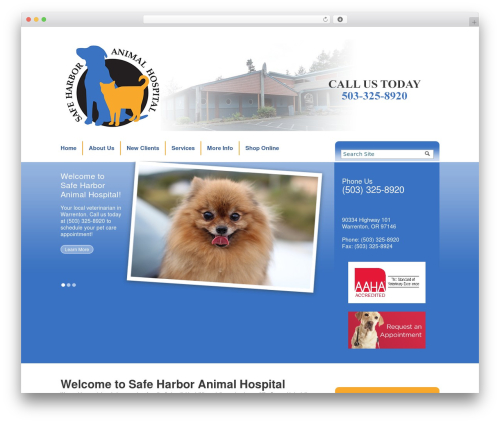 Lifelearn (Theme 2) WP theme - safeharboranimalhospital.net