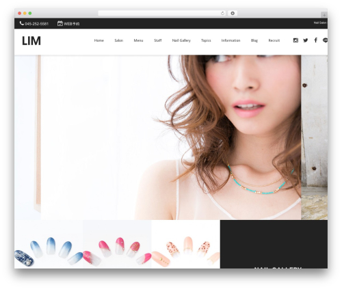 LIM_responsive001 WordPress theme - salon-work.net