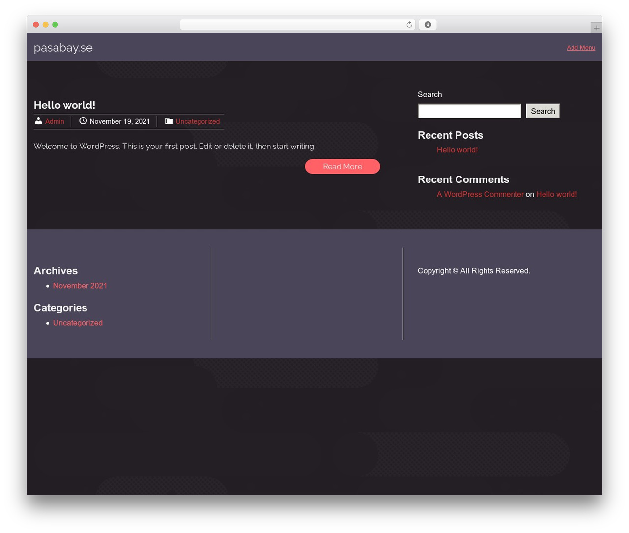 Movers WordPress theme - pasabay.se