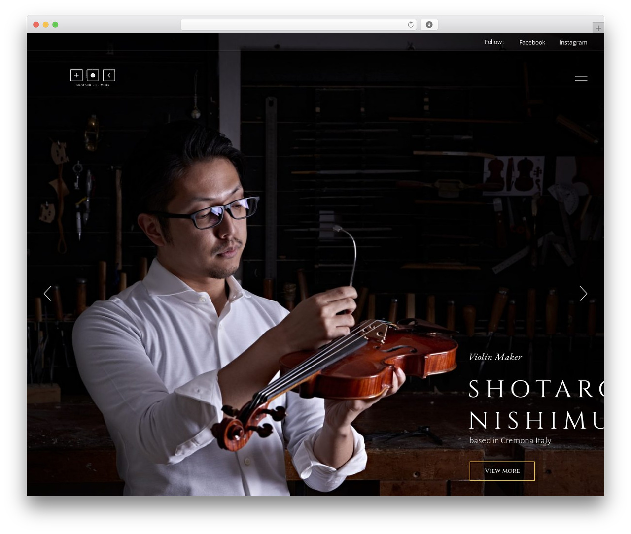 Musea theme WordPress - shotaro-violin.info