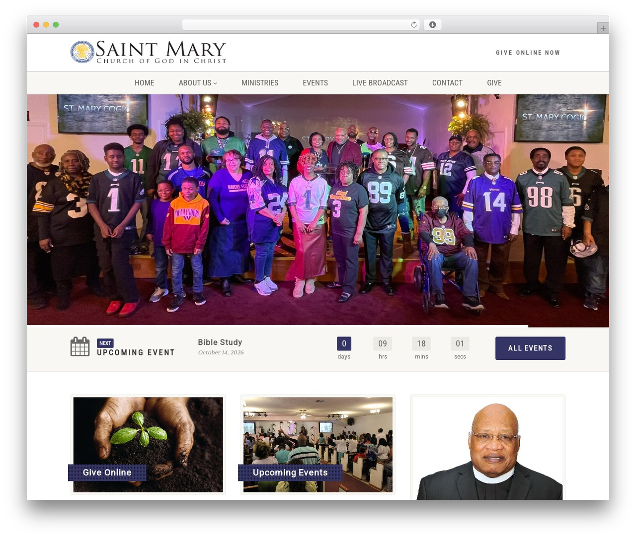 Native Church theme WordPress - saintmarycogic.org
