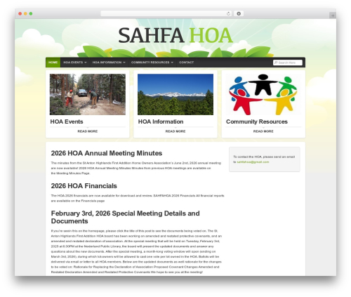 Organic Natural Theme theme WordPress - sahfahoa.org