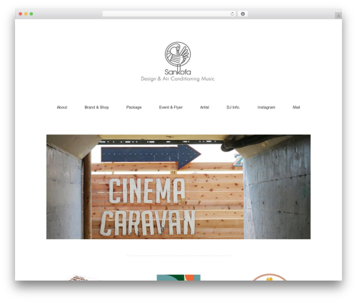 Pantomime WP theme - sankofa.jp