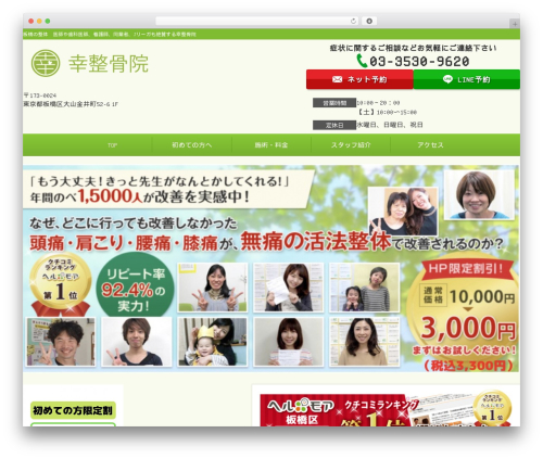 Selfull WordPress page theme - sachi-s.com