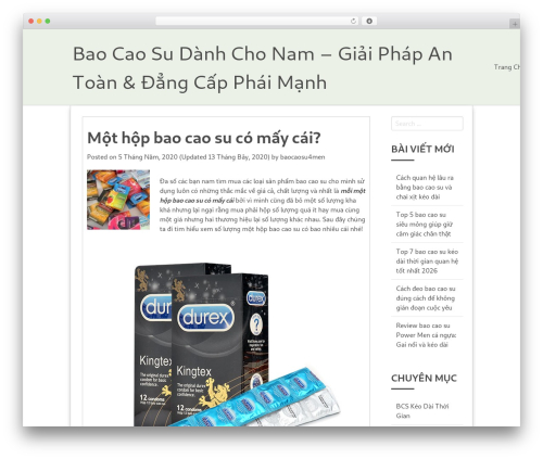 Theme WordPress Beam - baocaosu4men.com