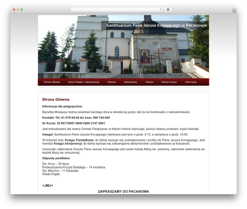 Theme WordPress sp - sanktuariumpacanowskie.com