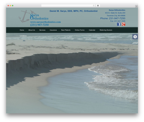 Truffles WordPress theme - saryaorthodontics.com
