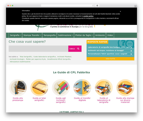 WordPress theme SuperTheme - serigrafiaitalia.cplfabbrika.com