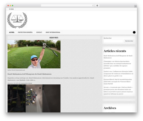 WordPress theme CuteWP - lexfori.net