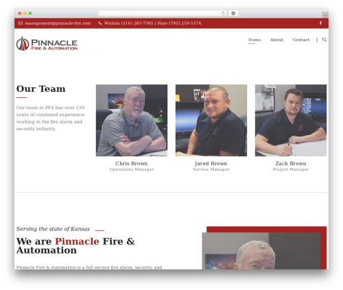 WordPress theme Ranbron - pinnacle-fire.com